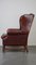 Large Leather Wing Chair 6
