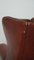 Large Leather Wing Chair 15