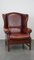 Large Leather Wing Chair 2