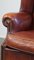 Large Leather Wing Chair 12
