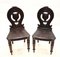 Mid Victorian Hall Chairs in Mahogany, 1840s, Set of 2, Image 6