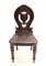 Mid Victorian Hall Chairs in Mahogany, 1840s, Set of 2 3