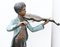 Bronze Boy Violin Player Amadeus Mozart Statue, Image 10