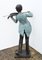 Bronze Boy Violin Player Amadeus Mozart Statue, Image 5