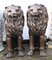 Bronze Lion Gatekeeper Statues Guard Casting Lions, Set of 2 1