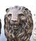 Statues Lion Gatekeeper en Bronze, Set de 2 2