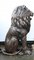 Statue di guardiani dei leoni in bronzo, set di 2, Immagine 9