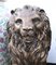 Statues Lion Gatekeeper en Bronze, Set de 2 3