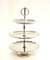Silver Plate Cake Stand 3 Tiered Afternoon Tea, Image 1