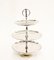 Silver Plate Cake Stand 3 Tiered Afternoon Tea, Image 8