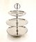 Silver Plate Cake Stand 3 Tiered Afternoon Tea 12