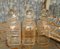 Silver Plate Tantalus Set Whisky Spirit Bottle Sheffield Walker Hall, 1920s 9
