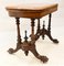 Victorian Games Table in Burr Walnut, 1880s, Image 10
