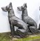 Bronze Boxer Dogs Gatekeeper Gartenstatuen, 2 . Set 6