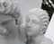 Lifesize Marble Three Graces Staue in the style of Canova Carved Garden Art, Image 5