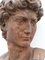 Cast Iron David Bust in the style of Michelangelo Garden Art, 1890s, Image 2