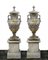 Classical English Amphora Stone Garden Vases, Set of 2 1