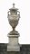 Classical English Amphora Stone Garden Vases, Set of 2 3