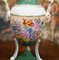 French Porcelain Floral Urns Jp Limoges Vases, Set of 2, Image 2