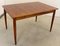 Mid-Century Rosewood Extendable Rectangular Dining Table Elster from Lübke 1