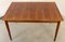 Mid-Century Rosewood Extendable Rectangular Dining Table Elster from Lübke 4