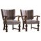 Early 20th Century Art Nouveau Danish Armchairs, 1920s, Set of 2, Image 1