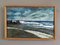 Dramatic Coast, Oil Painting, 1950s, Framed 1
