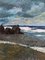 Dramatic Coast, Dipinto ad olio, anni '50, con cornice, Immagine 10