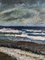 Dramatic Coast, Oil Painting, 1950s, Framed 11