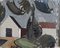 House by the Trees, Dipinto a olio, anni '50, Incorniciato, Immagine 8