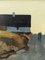 Passeggiata all'alba, Dipinto ad olio, anni '50, con cornice, Immagine 11