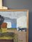 Parcela de huerto, pintura al óleo, años 50, enmarcado, Imagen 8