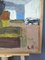 Parcela de huerto, pintura al óleo, años 50, enmarcado, Imagen 7