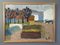 Giardino, dipinto ad olio, anni '50, con cornice, Immagine 1