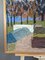 Parcela de huerto, pintura al óleo, años 50, enmarcado, Imagen 6