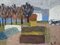 Parcela de huerto, pintura al óleo, años 50, enmarcado, Imagen 9
