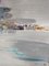 Temporale costiero, dipinto a olio, anni '50, con cornice, Immagine 8