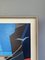 Birds by the Harbour, Oil Painting, 1950s, Framed 9