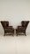 Bovine Leather Armchairs, Set of 2 5