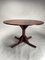 Round Rosewood Dining Table Mod. 522 by Gianfranco Frattini for Bernini 1960s 3