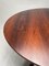 Round Rosewood Dining Table Mod. 522 by Gianfranco Frattini for Bernini 1960s 4