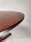 Round Rosewood Dining Table Mod. 522 by Gianfranco Frattini for Bernini 1960s 7