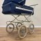 Vintage Stroller in Blue and White, 1960s 5