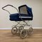 Vintage Stroller in Blue and White, 1960s, Image 7