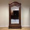 Antiker Bonnetiere Kleiderschrank aus Nussholz mit großer Spiegeltür 1