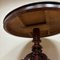 Antique 4-Legged Decorated Table in Red-Brown Stained Oak, Image 6