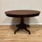 Antique 4-Legged Decorated Table in Red-Brown Stained Oak 3