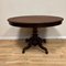 Antique 4-Legged Decorated Table in Red-Brown Stained Oak, Image 3