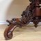 Antique 4-Legged Decorated Table in Red-Brown Stained Oak, Image 7