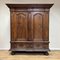 Antique Baroque Oak Hall Cupboard, 1700s 1